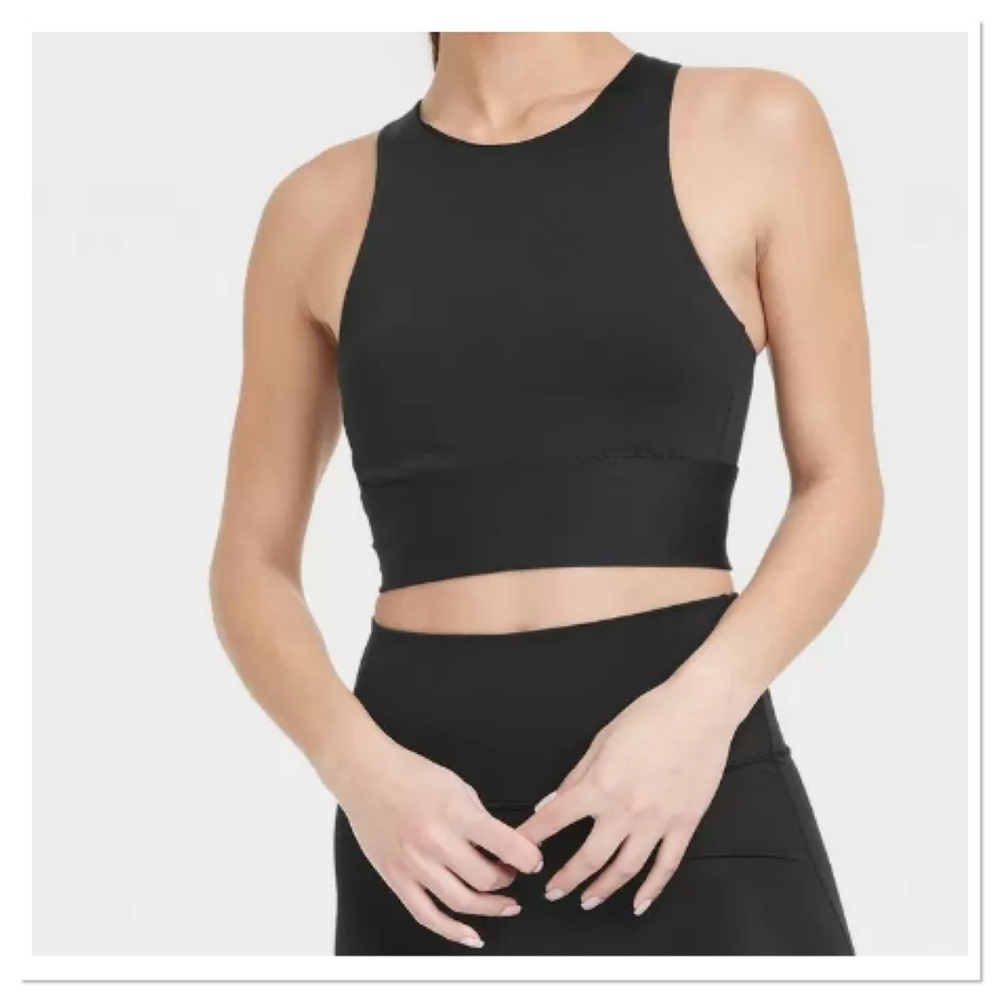 Women’s Light Support Brushed Sculpt High Neck Sports Bra All In Motion